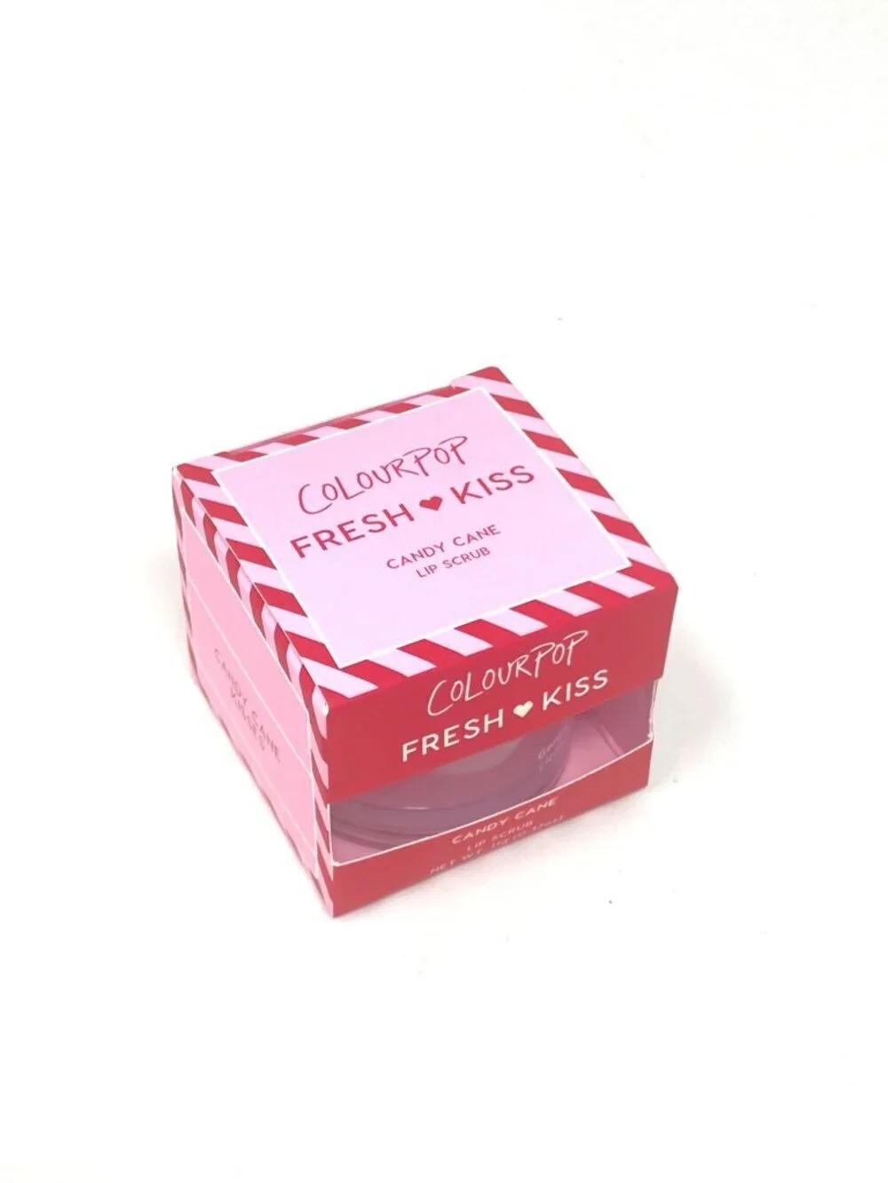 ColourPop Fresh Kiss Lip Scrub - Candy Cane - 0.28oz: Smoothing, Brush-On Single